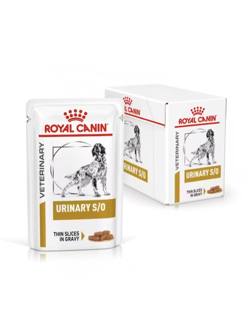 Royal Canin Vet Health Canine Urinary S/O (Wet Food - Pouches) Dog 12 x 100g Pouches